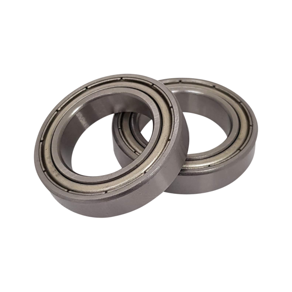 Filament roll holders including bearing