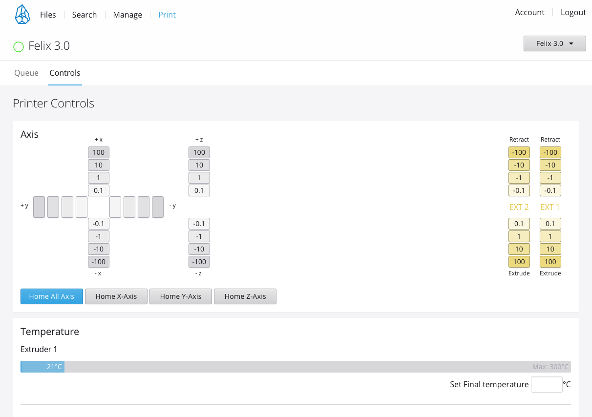 The Element - WIFI printer controller